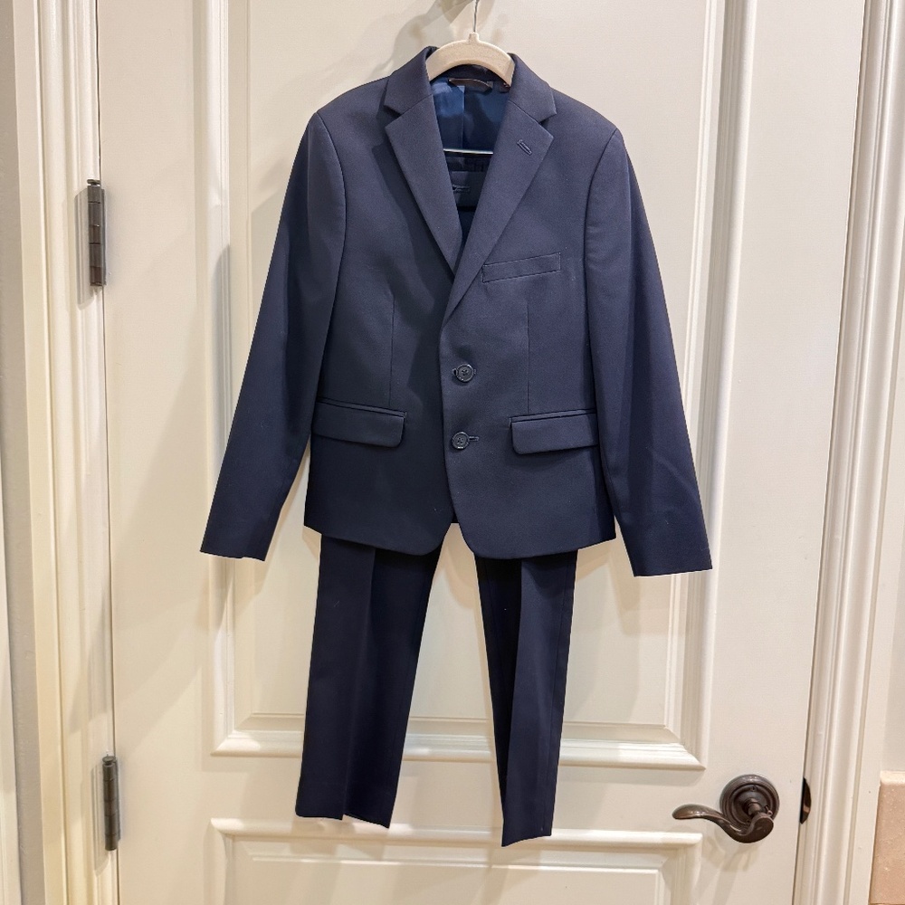 Michael Kors Boys Navy Two-Piece Suit Set
